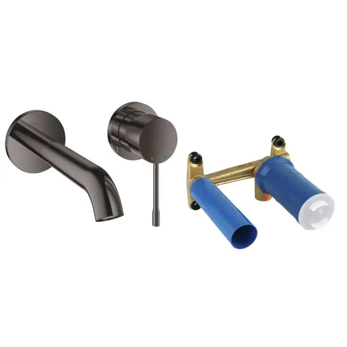 Zestaw Umywalkowy Podtynkowy GROHE 2-Otworowa Bateria Rozmiar M z elementem podtynkowym Grafit GRHE5.3 - Oferta limitowana