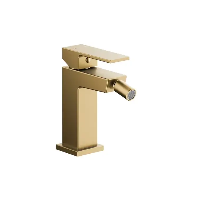 Logon bateria bidetowa stojąca, pvd brushed light gold + click clack 5137-015-39 | Hit