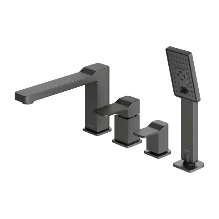 Slide bateria wannowa 4-otworowa, grafit SL7732GR - Wygodne zakupy