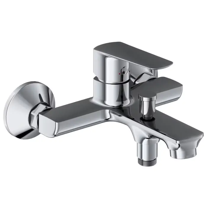 Bateria wannowa naścienna life, chrom X070473 | Hit sprzedażowy