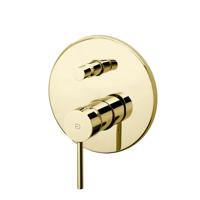 Flusso gold bateria natryskowo wannowa podtynkowa złoty FD1-FLS-7P-55 | Prosto z fabryki