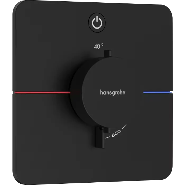 Showerselect comfort q bateria termostatyczna do 1 odbiornika, podtynkowa czarny matowy 15581670 | Szybka wysyłka
