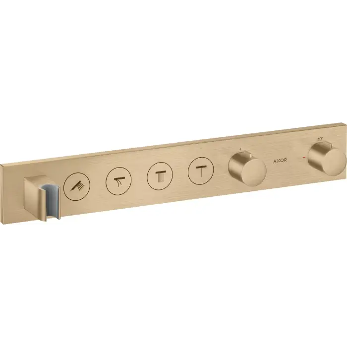 Popularny produkt | Showersolutions moduł termostatyczny select 600/90 do 4 odbiorników, podtynkowy brąz szczotkowany 18357140