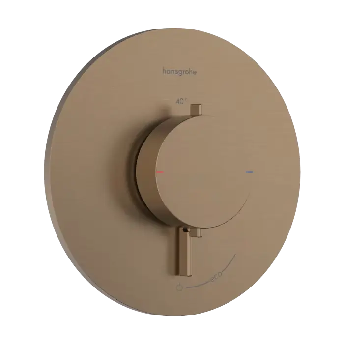 Na zamówienie - Ecostat comfort s bateria termostatyczna do 1 odbiornika, podtynkowa brąz szczotkowany 33714140