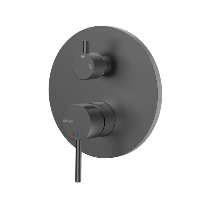 Ultimate bateria prysznicowo wannowa podtynkowa dwufunkcyjna, gun metal ABUL5214C1 | Bestseller
