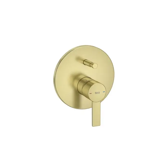 Już w sprzedaży | Targa bateria wannowo-prysznicowa podtynkowa do rocabox pvd brushed gold A5A0B5FVA0