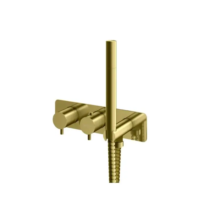 Axel brushed gold podtynkowa bateria wannowa QW265AGDB | Nowość w asortymencie