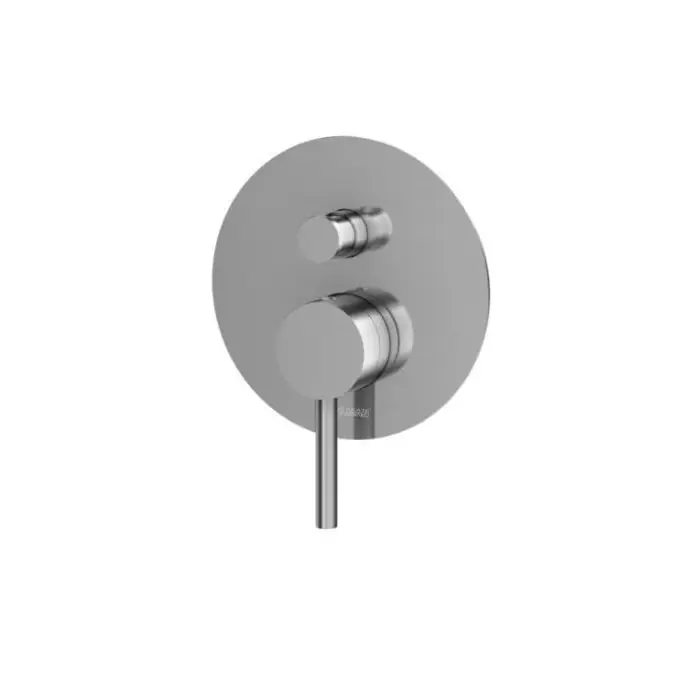 Wybór klientów - AXEL BRUSHED NICKEL Podtynkowa bateria wannowo-prysznicowa z dwoma wyjściami, dwudrożna QW210ABN