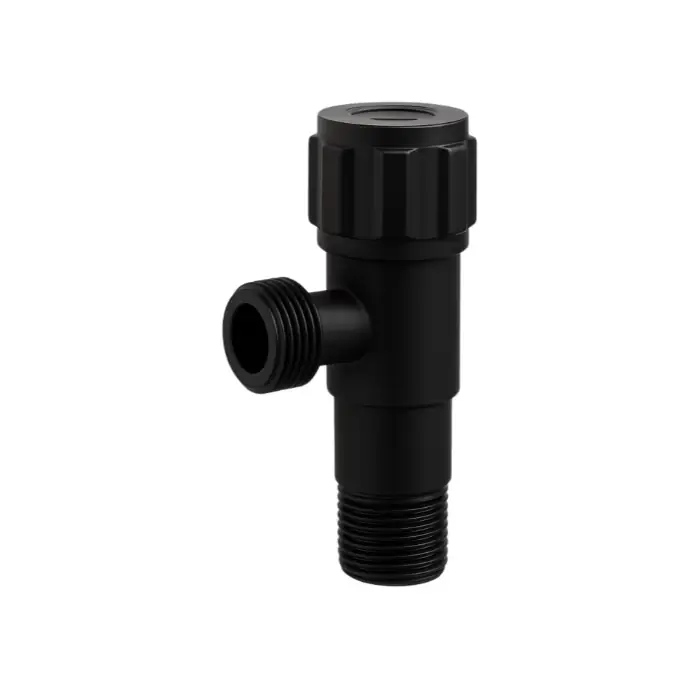Zawór kątowy z głowicą ceramiczną black/czarny 1/2x3/4 - model 2 31 x 89 x 31 mm O0302060203 | Dodaj do koszyka