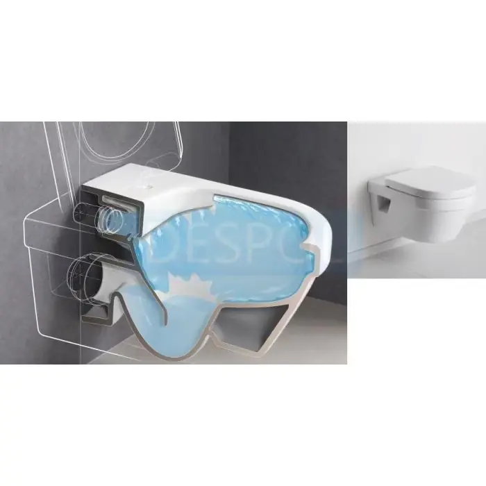 Produkt wysokiej jakości | Architectura combi-pack, podwieszany, wraz z directflush, weiss alpin 5684HR01