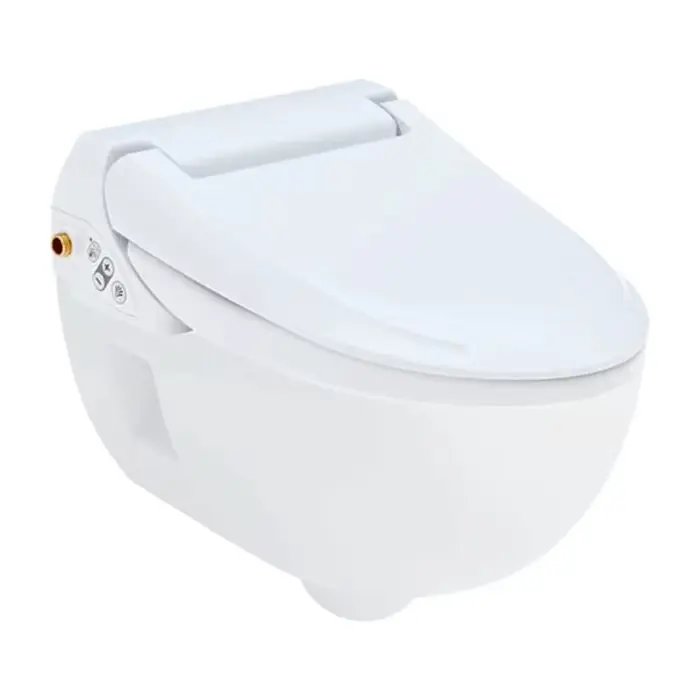 Produkt ceniony przez klientów | Zestaw deski sedesowej aquaclean 4000 z wiszącą miską wc biały 146.135.11.1