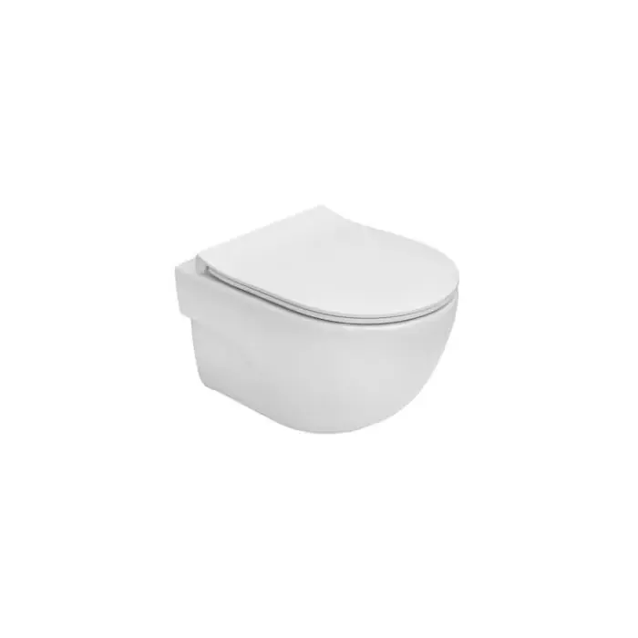 Meridian compacto zestaw miska wc podwieszana rimless + deska wolnoopadająca slim duroplast A34H242000 | Nowy produkt