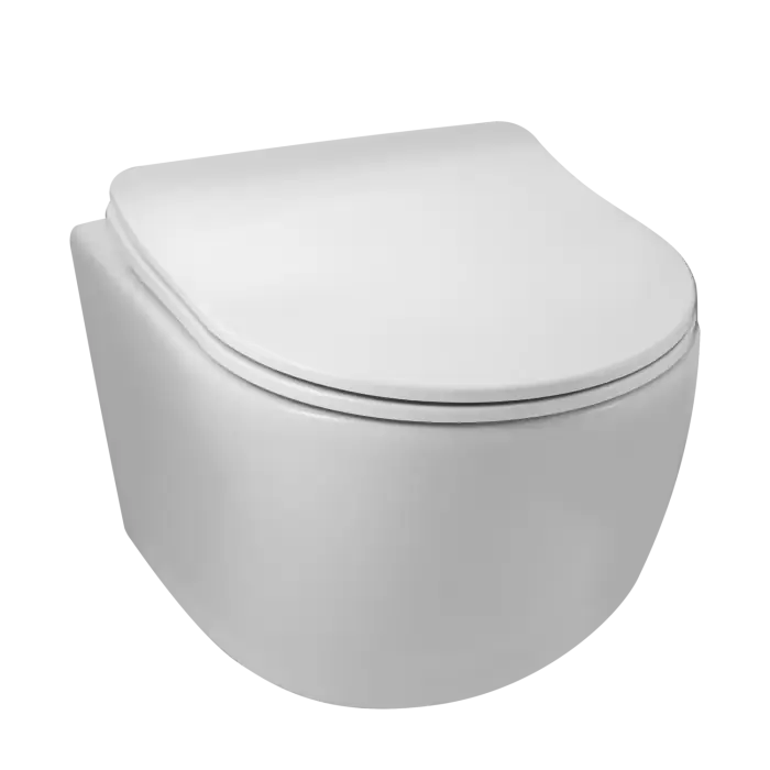 Kupuj bezpiecznie | Miska podwieszana wc z deską wolnoopadającą - luna white 48,5cm G0101010101-2
