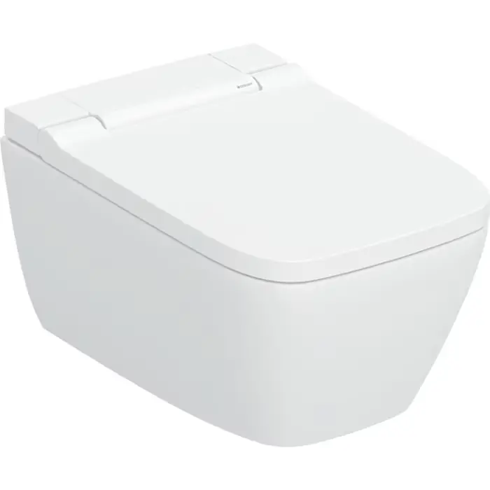 Urządzenie wc z funkcją higieny intymnej aquaclean sela square, wisząca miska wc miska ustępowa biały / keratect, panel dekoracyjny biały 146.250.01.1 | Oferta specjalna