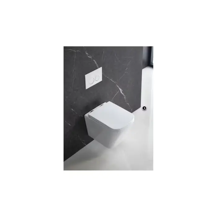Nowość - Getafe storm flushing miska wisząca biała deskas slim/łw/wo CE-MW-002-11-STORM