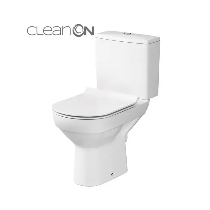 Zamów dziś - Wc kompakt city new cleanon 67cm z deską slim wolnoopadającą K35-037