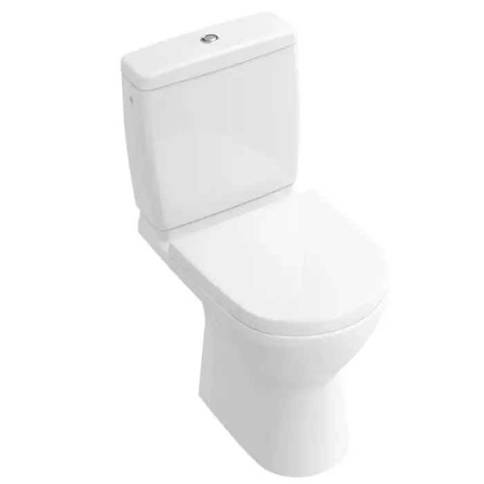 O.novo miska wc lejowa do wc-kompaktu bez kołnierza wewnętrznego compact, stojący, wraz z directflush, weiss alpin 5689R001 | Bezpieczna płatność