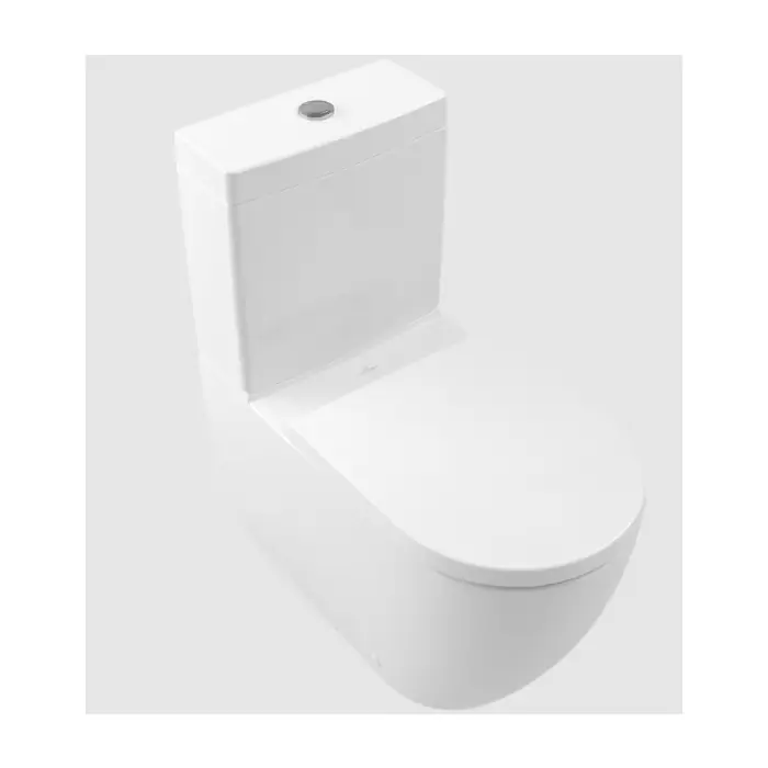 Oferta | Subway 3.0 miska wc lejowa do wc-kompaktu bez kołnierza wewnętrznego, stojący, wraz z twistflush, weiss alpin 4672T001