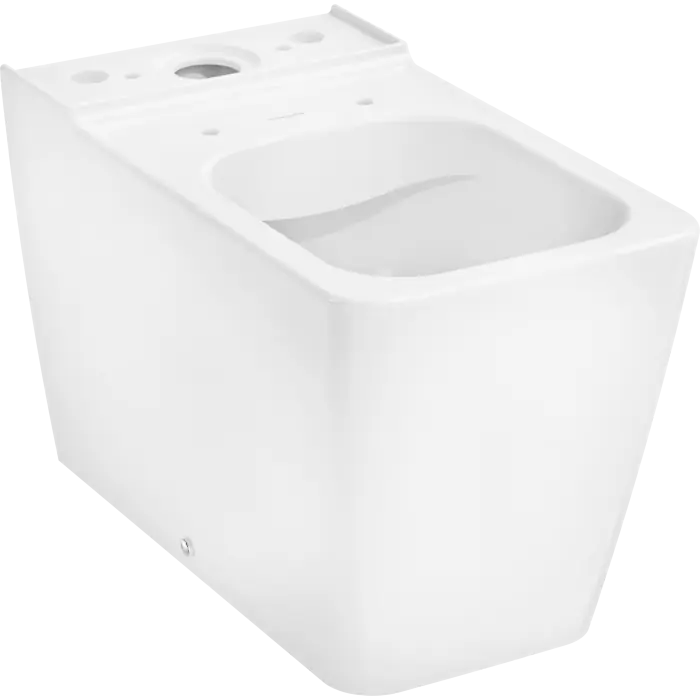 Elupura q miska kompaktowa wc 640, przyścienna, odpływ poziomy/pionowy, aquafall flush, hygieneeffect biały 62036450 - Produkt premium
