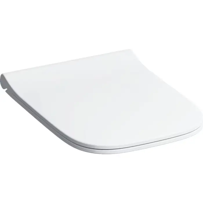Cena fabryczna - Deska sedesowa smyle square, slim, z widocznym siedziskiem wolne opadanie=nie, zawiasy wypinane=nie, mocowanie=od góry, biały / błyszczący 500.239.01.1