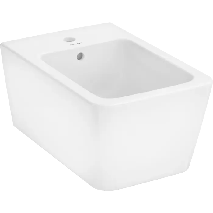 Elupura q bidet wiszący 540 z otworem na baterię, z przelewem, hygieneeffect biały 62044450 | Wyjątkowa oferta