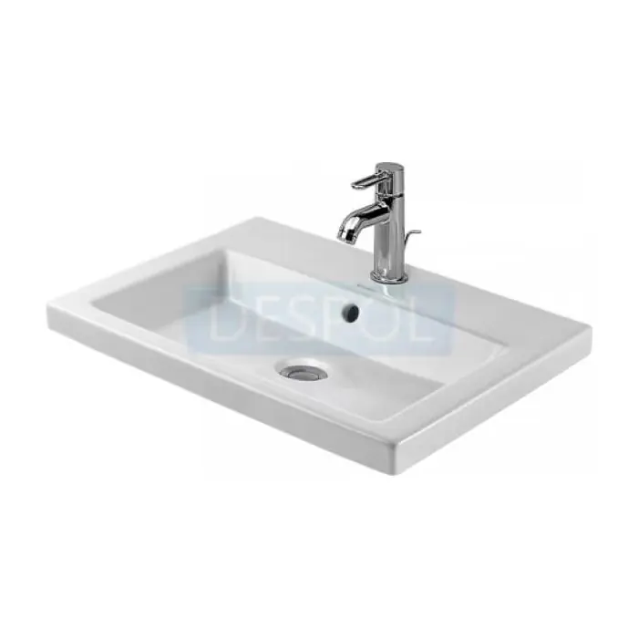 Zostało tylko kilka sztuk - Umywalka nablatowa 60 x 43 cm duravit 2nd floor 034760 00 00 0347600000