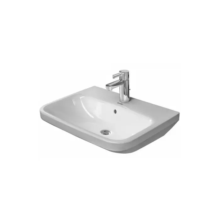 Hit sprzedażowy | Duravit durastyle umywalka jednootworowa z przelewem i półką na baterię 550 mm 23195500001 23195500001