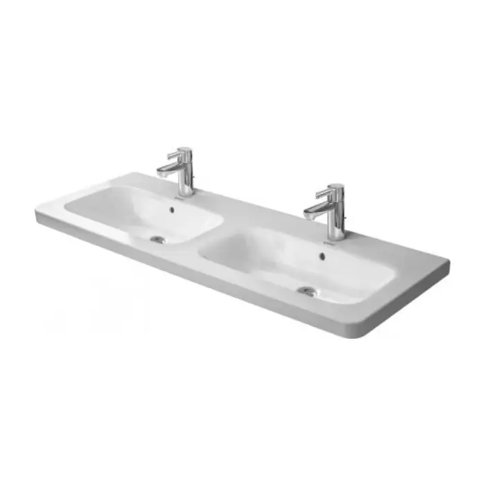 Duravit 23381300001 umywalka mebl. podwojna 1300mm durastyle,biala,przel,polka,1otw.wg 23381300001 | Już w sprzedaży