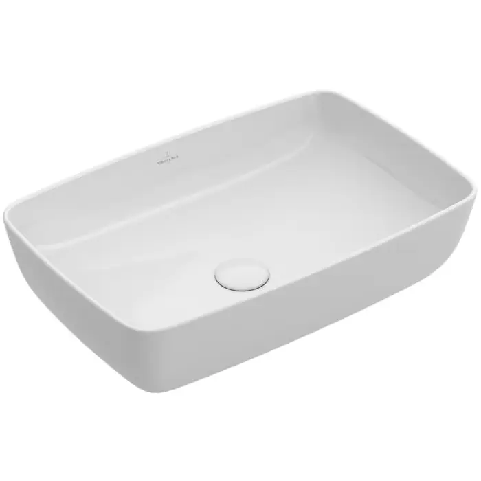 Top produkt - Artis umywalka stojąca na blacie, 580 x 385 x 130 mm, bez przelewu, weiss alpin ceramicplus 417258R1