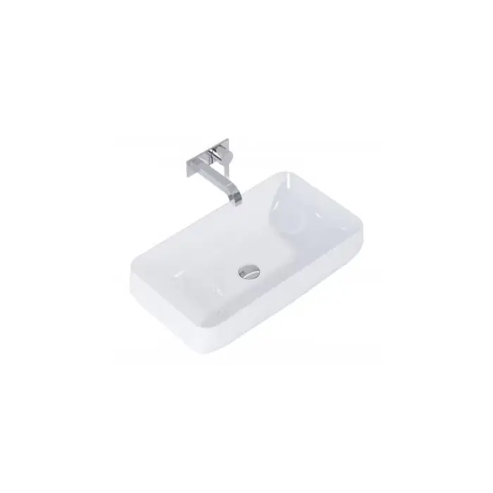 Umywalka agnes 72x41 blat, ceram white hg RE040720178060 | Klienci polecają