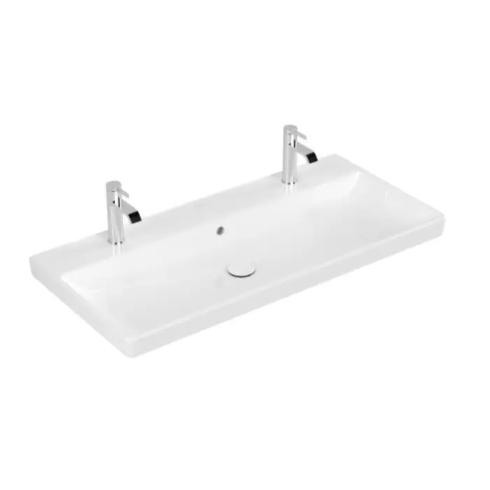 Avento umywalka meblowa, 1000 x 470 x 165 mm, z przelewem, weiss alpin ceramicplus 4156A4R1 | Sprawdzony wybór