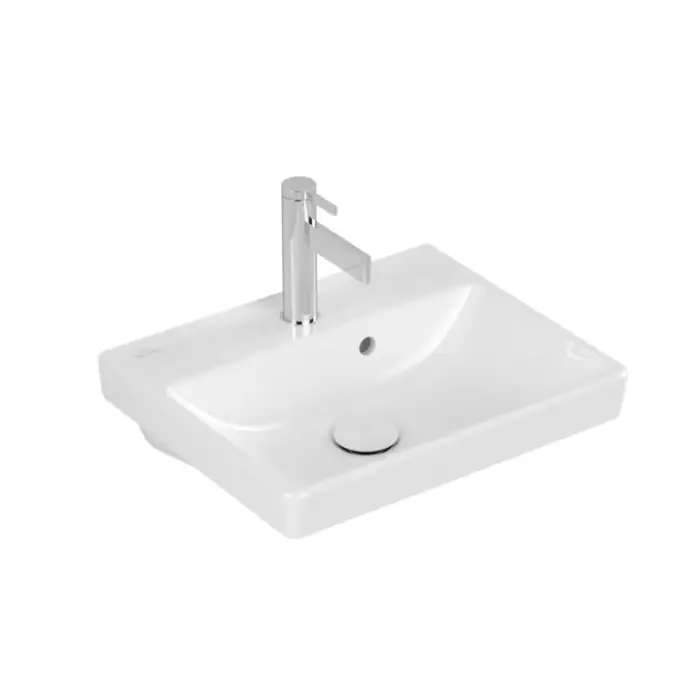 Tylko kilka sztuk | Avento umywalka mała, 450 x 370 x 180 mm, z przelewem, weiss alpin ceramicplus 735845R1