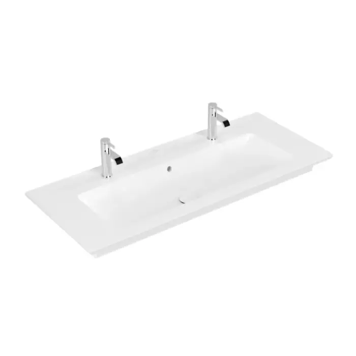 Venticello umywalka meblowa, 1200 x 500 x 175 mm, z przelewem, stone white ceramicplus 4104CKRW | Ostatnie sztuki