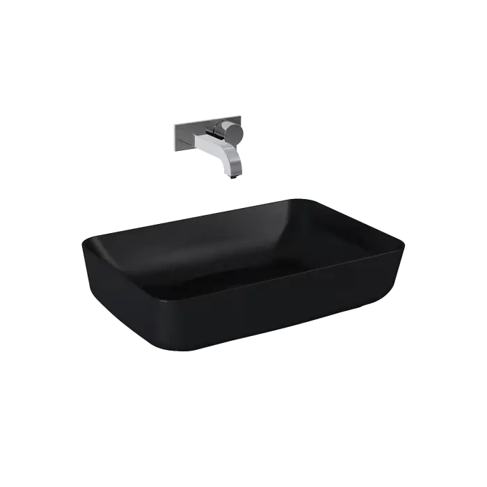 Umywalka nomia 50x39 blat, ceram black matt RE040500057160 - Ograniczona ilość