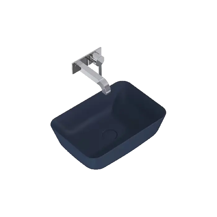 Bezpieczna płatność | Umywalka reni 46x33 blat, ceram navy blue matt RE040460037030