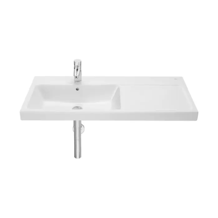 Gap umywalka ścienna asymetryczna 100x46 cm lewa supraglaze A3270MBS00 | Hit sprzedażowy