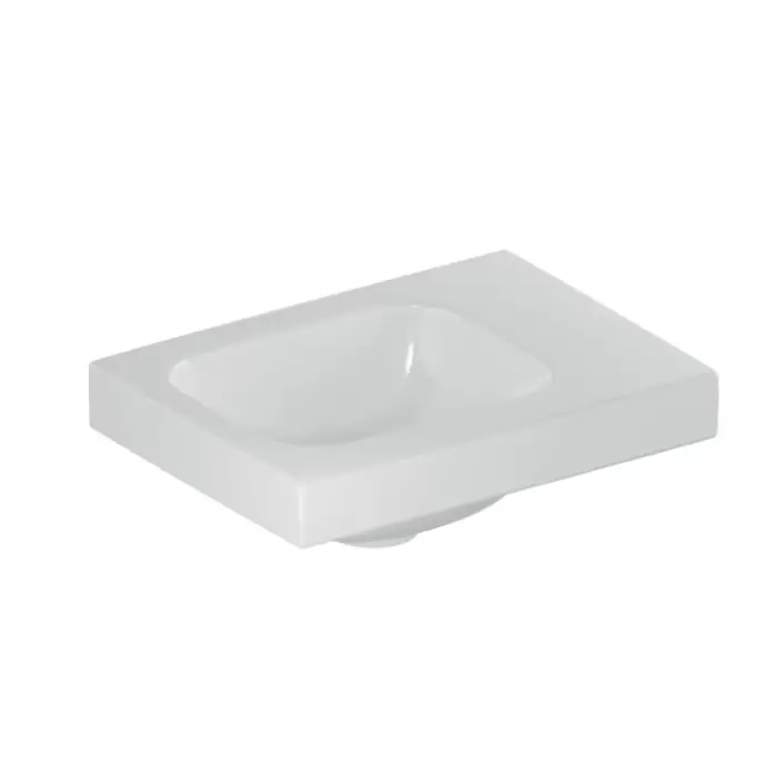 Umywalka mała icon light 38x13x28cm, biały, otwór na baterię=bez, przelew=bez, powierzchnia odkładcza=prawa strona 501.830.00.3 - Promocja