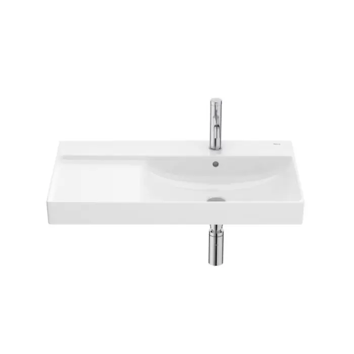 Ona umywalka ścienna 80x46 cm prawa supraglaze ® A327688S00 | Supercena