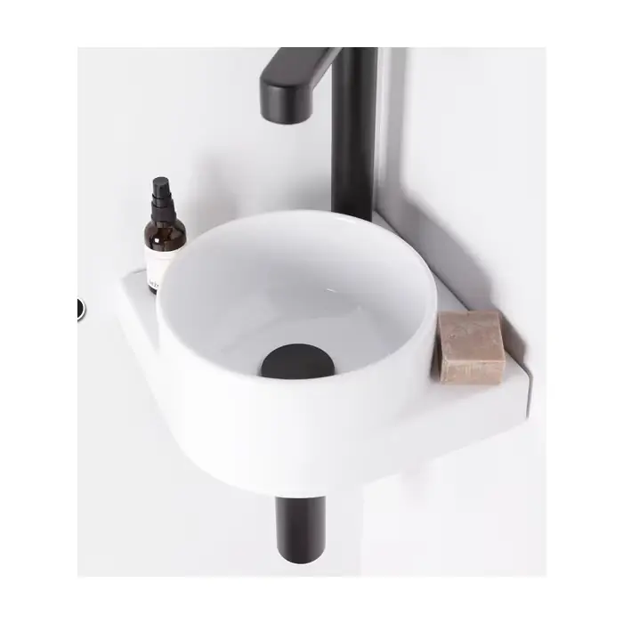 Kup teraz | Konsola umywalki yard 280 c czarna X01779
