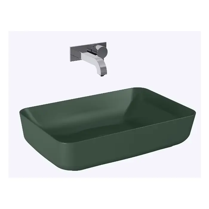 Nowość w sprzedaży - Umywalka nomia 50x39 blat, ceram forest green matt RE040500057010