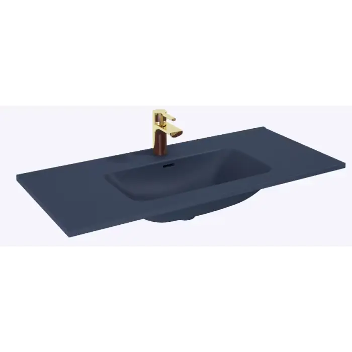Umywalka skappa 100 ceram navy blue matt RE041003067030 | Zostało tylko kilka sztuk