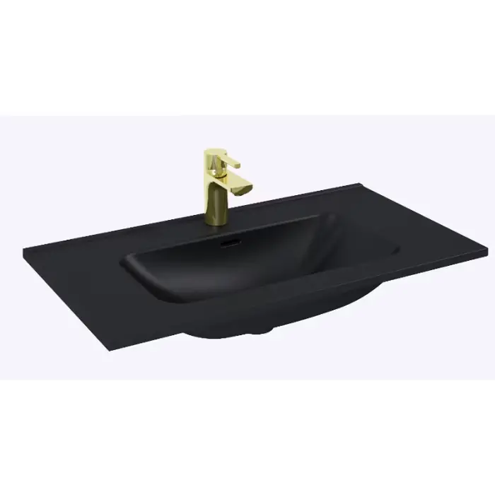 Umywalka skappa 80, ceram black matt RE040803067160 | Premium