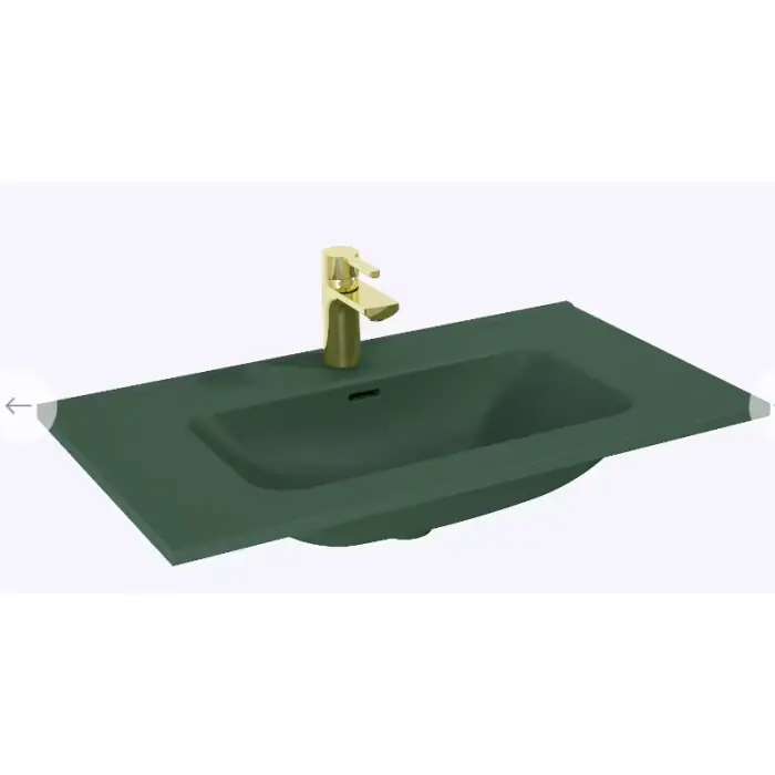 Nie zwlekaj - Umywalka skappa 80, ceram forest green matt RE040803067010