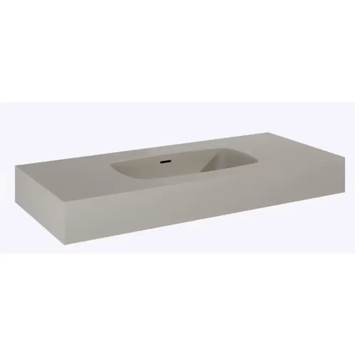Cena producenta - Umywalka dimple 100 ścienna, marmur fume matt RE041000027020