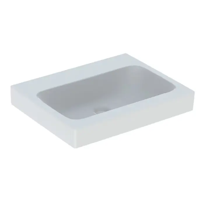 Icon umywalka, b60cm, h15.5cm, t48.5cm, bez przelewu, bez otworu na baterię, keratect 124061600 - Wyprzedaż zapasów