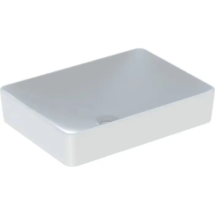 Umywalka nablatowa variform, prostokątna 55x40cm, otwór na baterię=bez, przelew=bez, biały / keratect 500.779.00.2 - Cena po obniżce