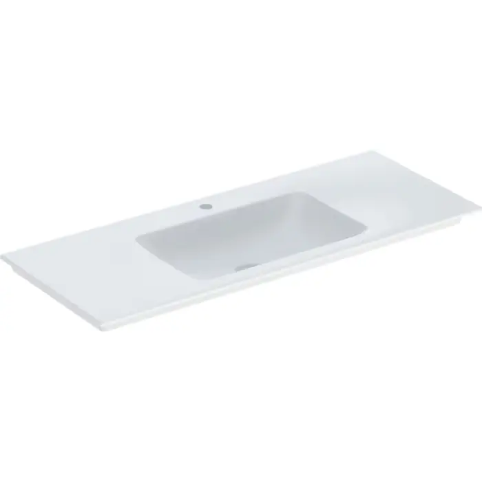 Umywalka meblowa one 119x48cm, otwór na baterię=na środku, przelew=bez, biały / keratect 505.010.01.5 | Ograniczona dostępność