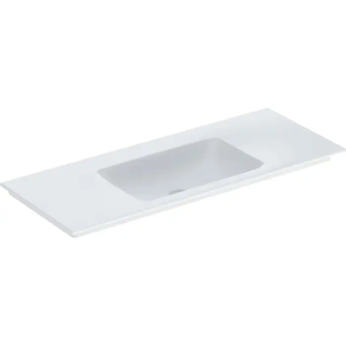 Umywalka meblowa one 119x48cm, otwór na baterię=bez, przelew=bez, biały / keratect 505.011.01.5 | Kup teraz