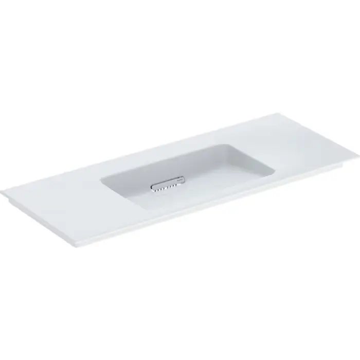 Umywalka meblowa one cleandrain 119x48cm, otwór na baterię=bez, przelew=bez, umywalka biały /keratect, pokrywa odpływu biały błyszczący 505.016.00.1 | Zamów online