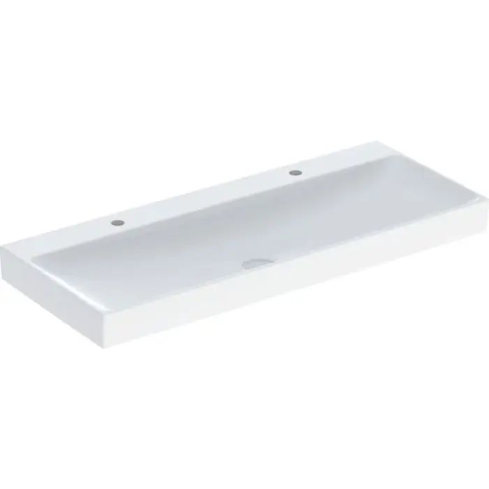 Promocja kończy się wkrótce | Umywalka one 120x48cm, otwór na baterię=lewa i prawa strona, przelew=bez, biały / keratect 505.022.01.5